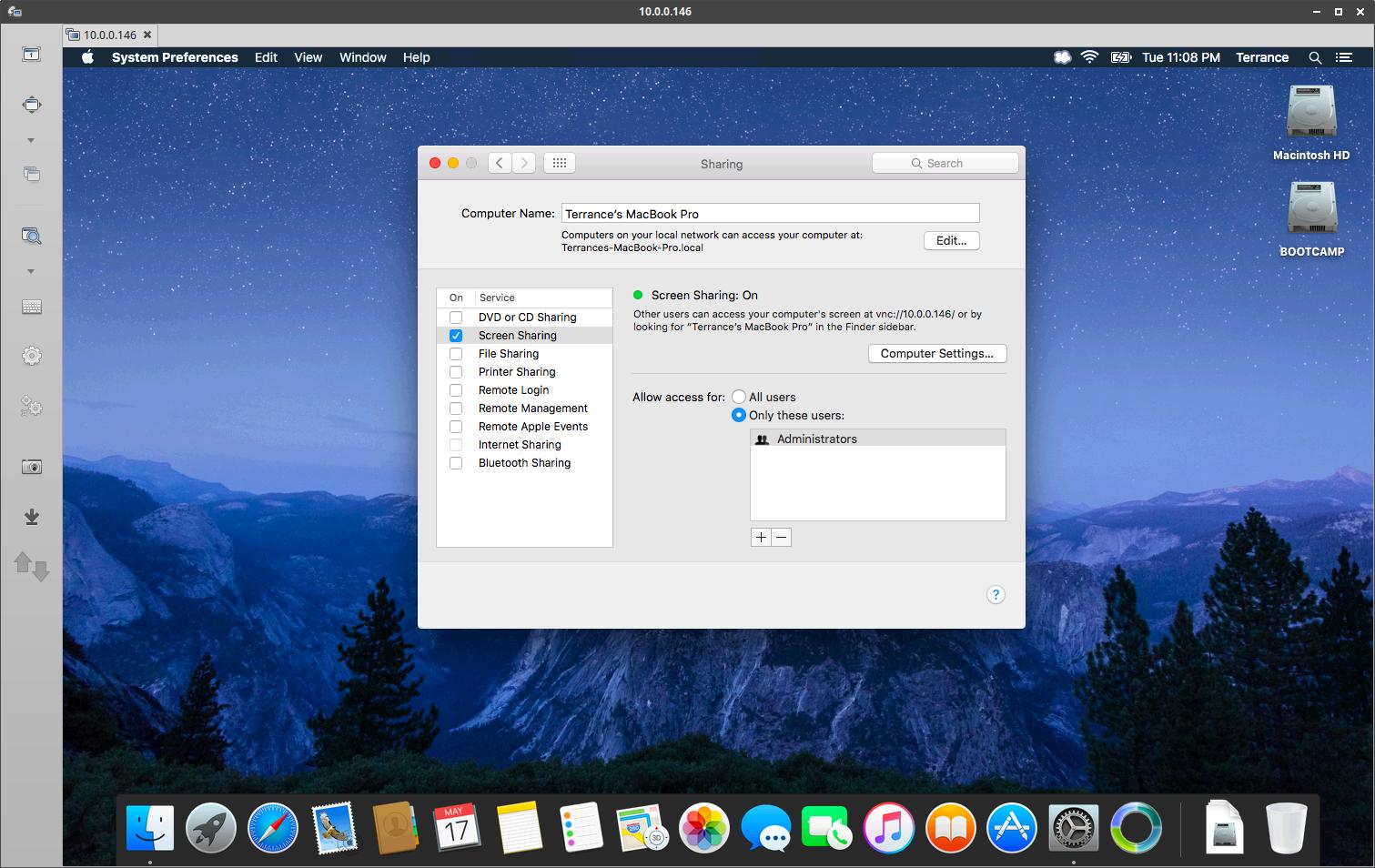 remote access for mac